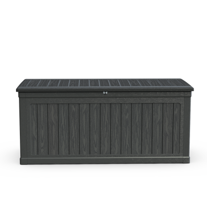260 Gallon Outdoor Storage Deck Box With Lid And Lock