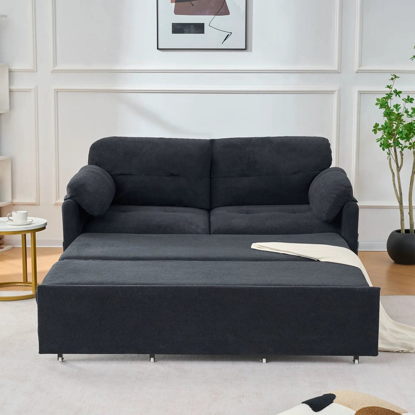 Convertible Sofa Bed Queen 3 in 1 with Storage