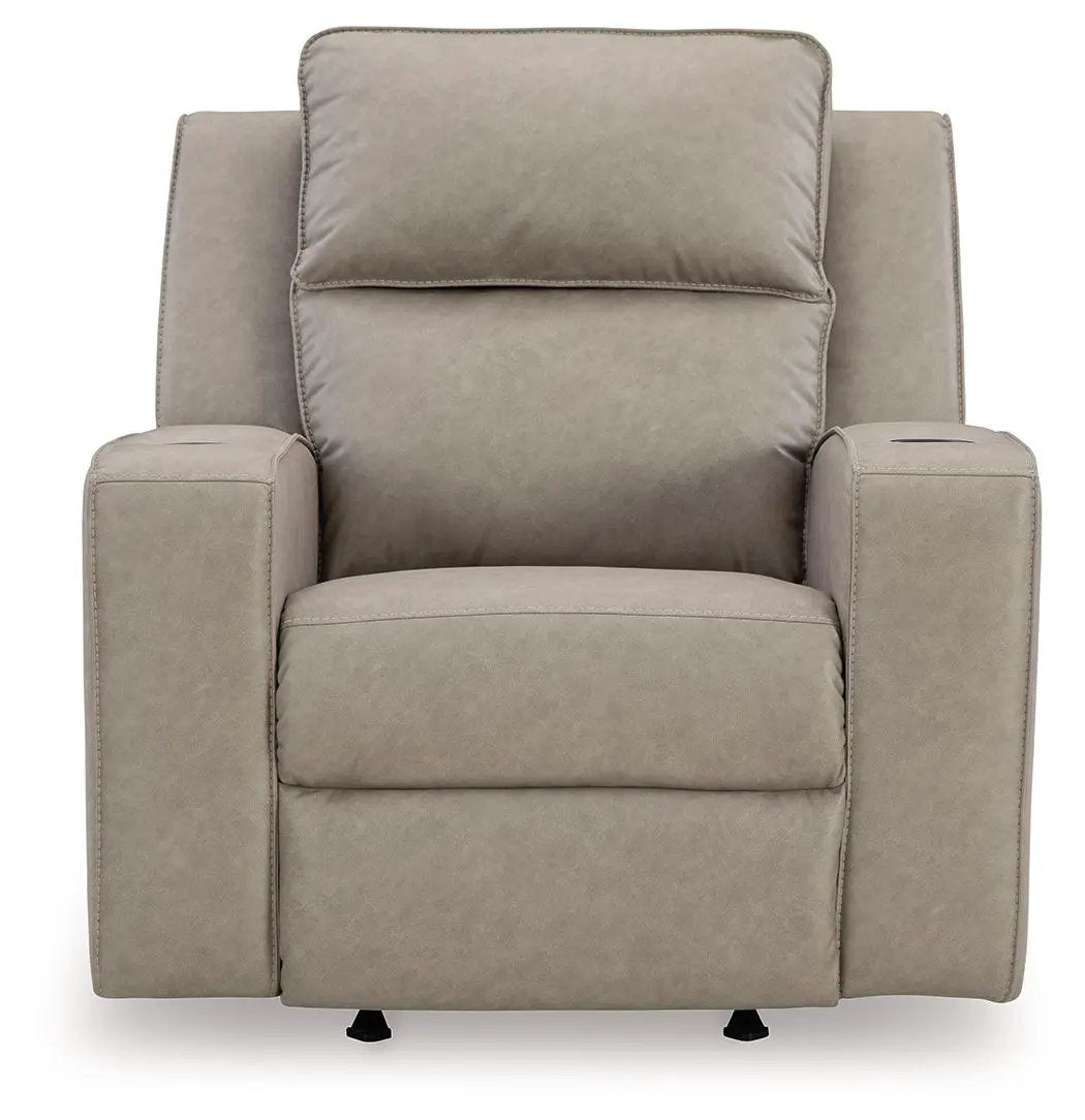 Lavenhorne Rocker Recliner Pebble, pebble-toned upholstery by Unique Piece Furniture on Tampa Home & Garden Store