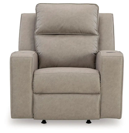 Lavenhorne Rocker Recliner Pebble, pebble-toned upholstery by Unique Piece Furniture on Tampa Home & Garden Store