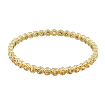 Glamour Pave Stackable Bangle gold-tone bracelet with pavé stones by Lauren G Adams slip-on on Tampa Home & Garden Store