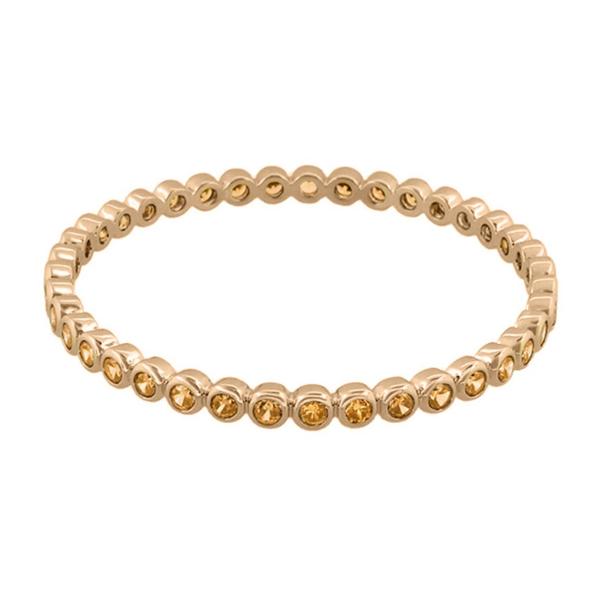 Glamour Pave Stackable Bangle by Lauren G Adams, gold-tone pave-set bracelet with crystals on Tampa Home & Garden Store