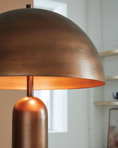 Wendfield Metal Lamp with Dome Shade Contemporary