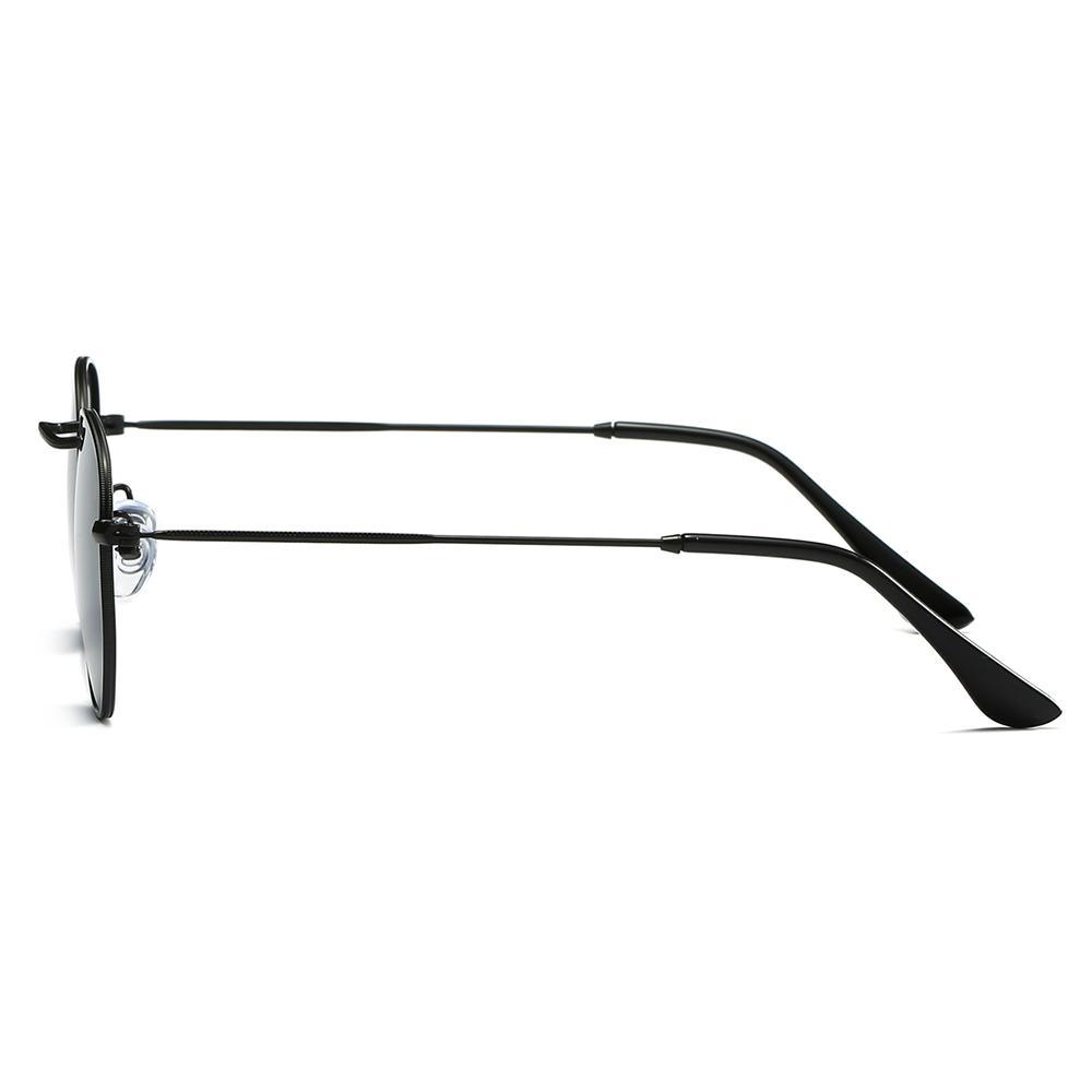 Stevvex unisex retro sunglasses with stainless steel frame and black temples UV400 on Tampa Home & Garden Store