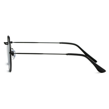 Stevvex unisex retro sunglasses with stainless steel frame and black temples UV400 on Tampa Home & Garden Store