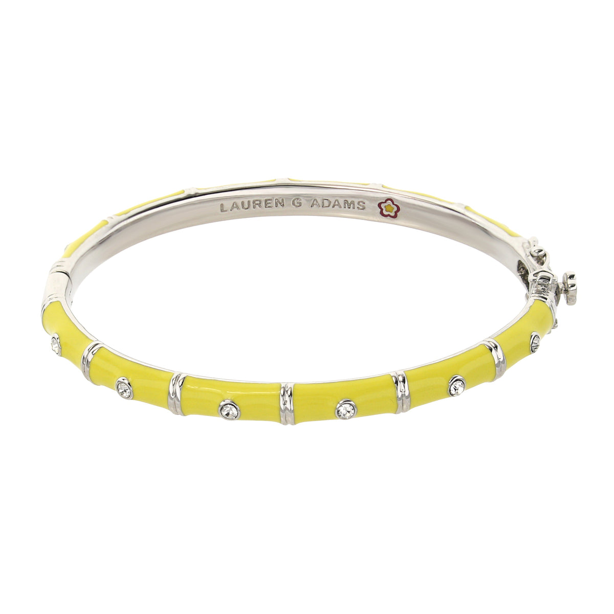 White and Gold Tiny Dots Stackable Bangle