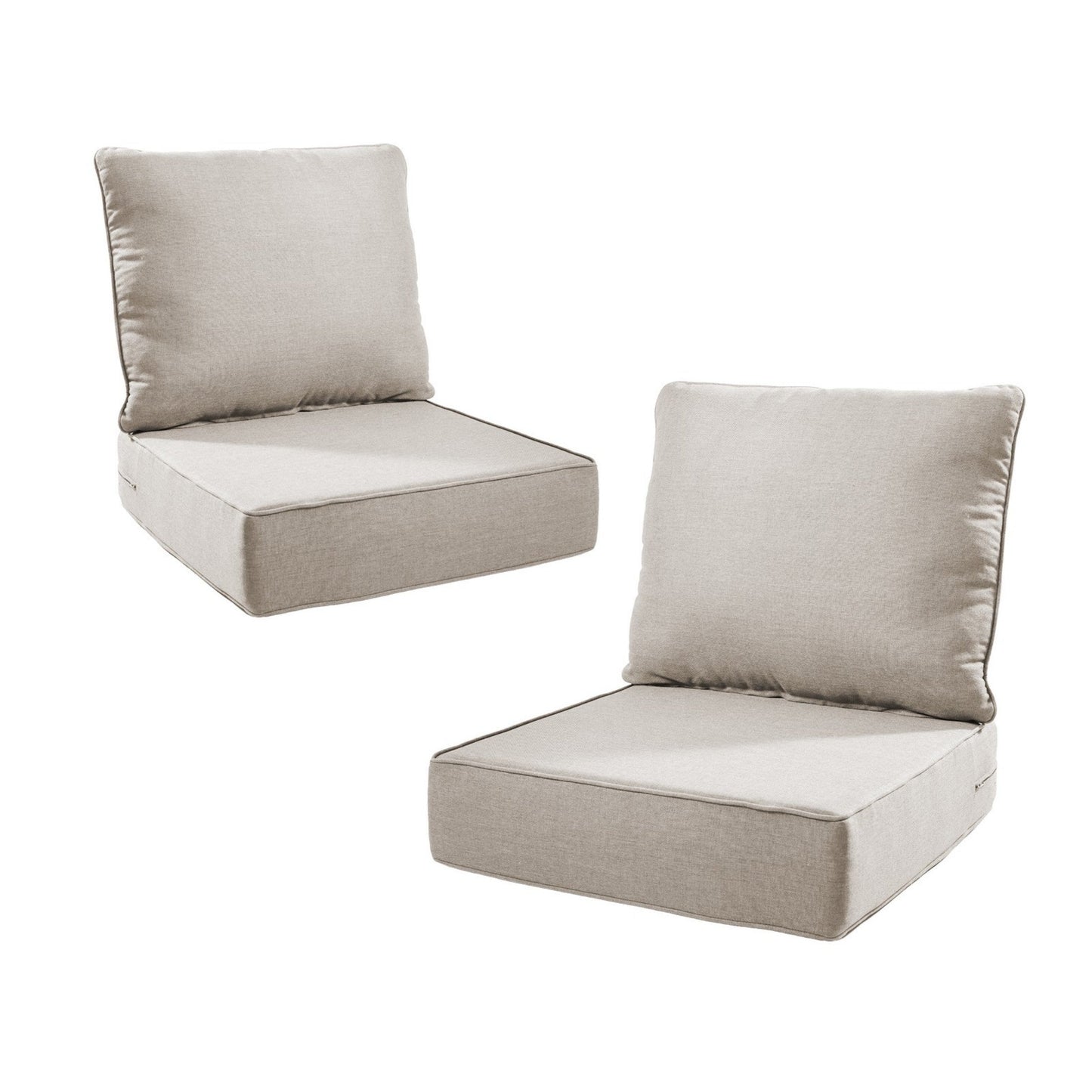 Thick Seat And Back Cushions For Outdoor Chairs