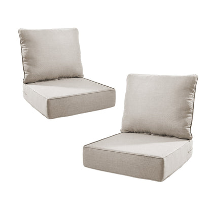 Thick Seat And Back Cushions For Outdoor Chairs