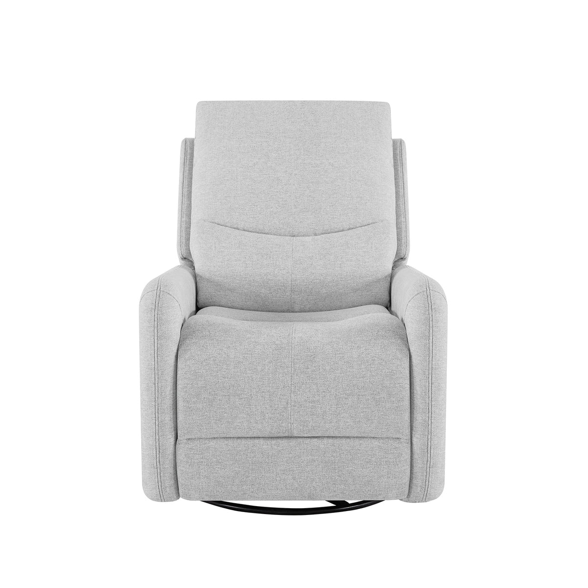 Dublin 30in swivel power recliner arm chair Heathered gray fabric HouseOfZazla on Tampa Home & Garden Store