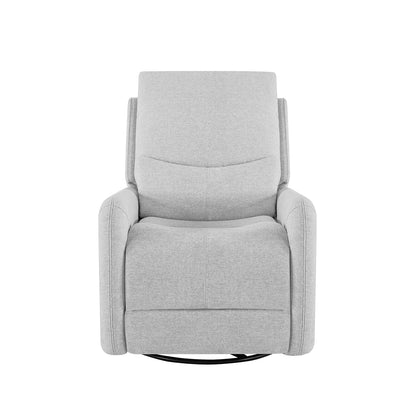 Dublin 30in swivel power recliner arm chair Heathered gray fabric HouseOfZazla on Tampa Home & Garden Store