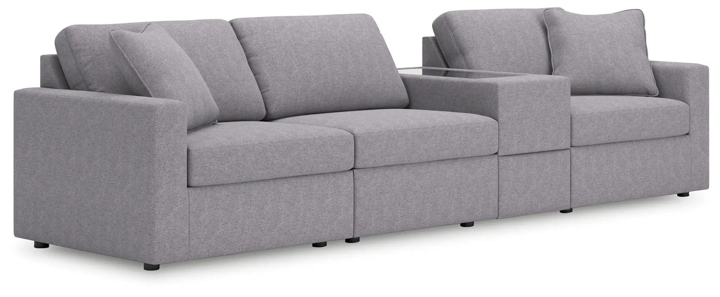 Modmax Sectional in Granite Performance Fabric