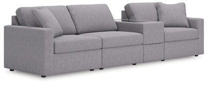 Modmax Sectional in Granite Performance Fabric