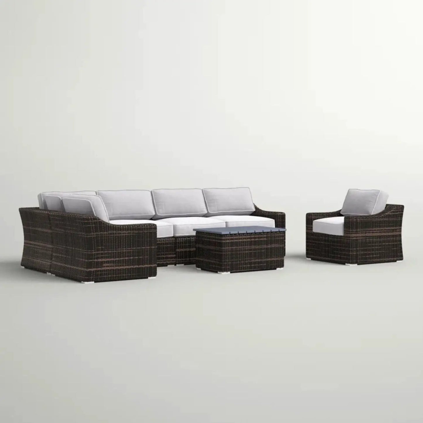 Outdoor Sofa Seating Group with Cushions