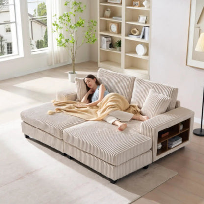 Convertible Sectional Sofa Sleeper for Lounge