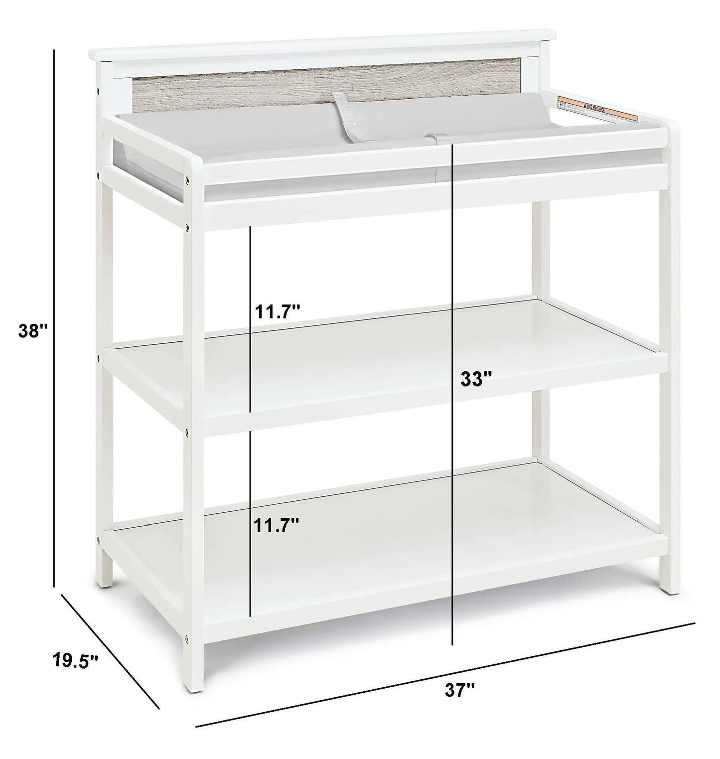 Connelly Changing Table with Safety Rails