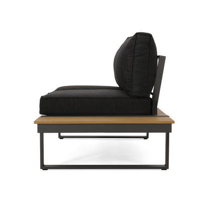 Sterling Aluminum Outdoor Right Arm Sofa Seater