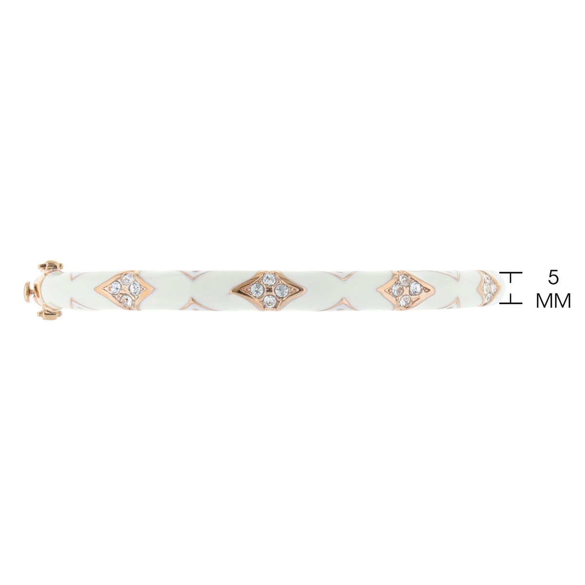 Stackable Fiesta Bangle Quilted Pavé bracelet by Lauren G Adams pale enamel with crystals on Tampa Home & Garden Store