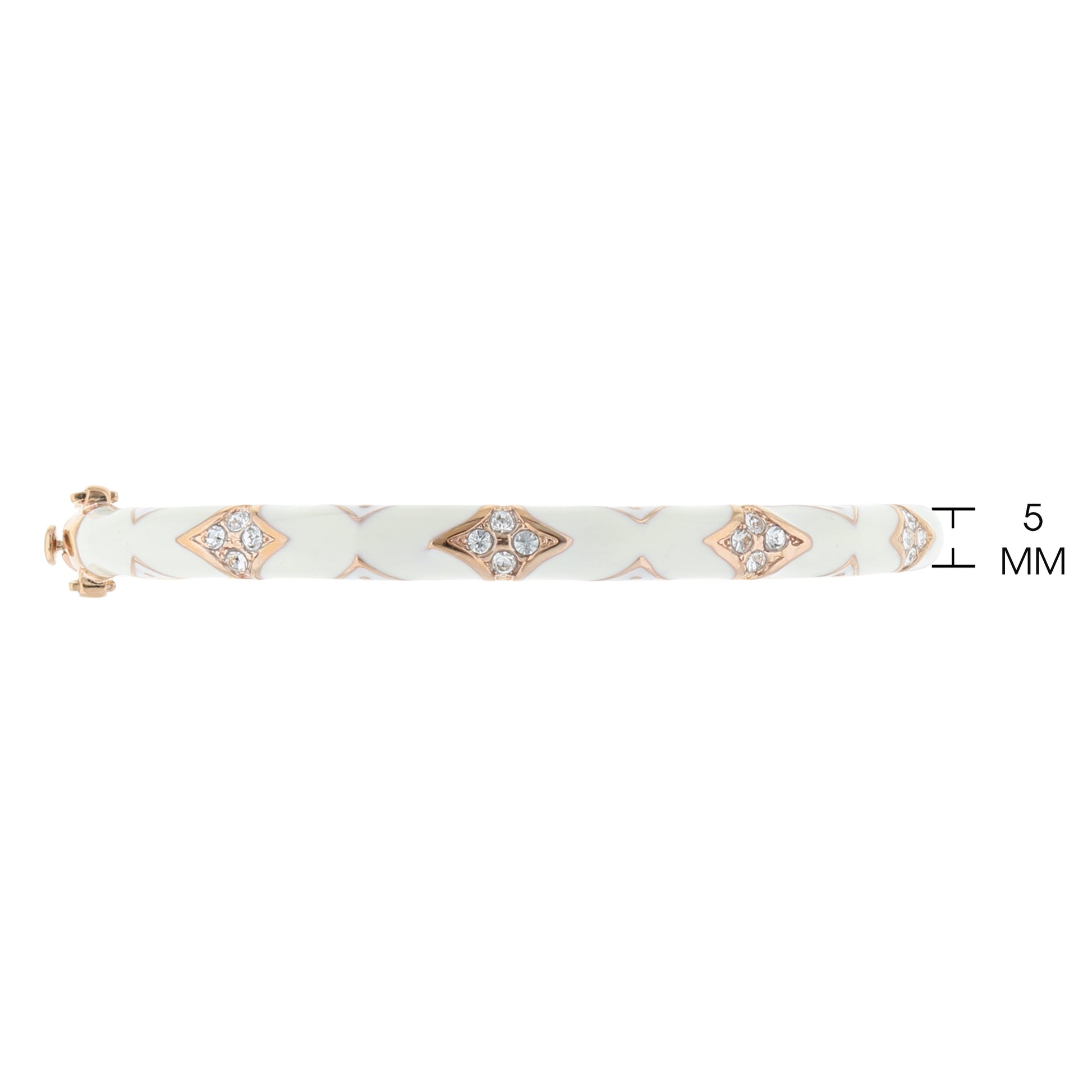 Stackable Fiesta Bangle Quilted Pavé bracelet by Lauren G Adams pale enamel with crystals on Tampa Home & Garden Store