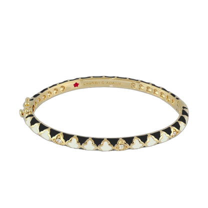 Stackable Fiesta Bangle Triangle & Pavé with Lauren G Adams gold-tone on Tampa Home & Garden Store