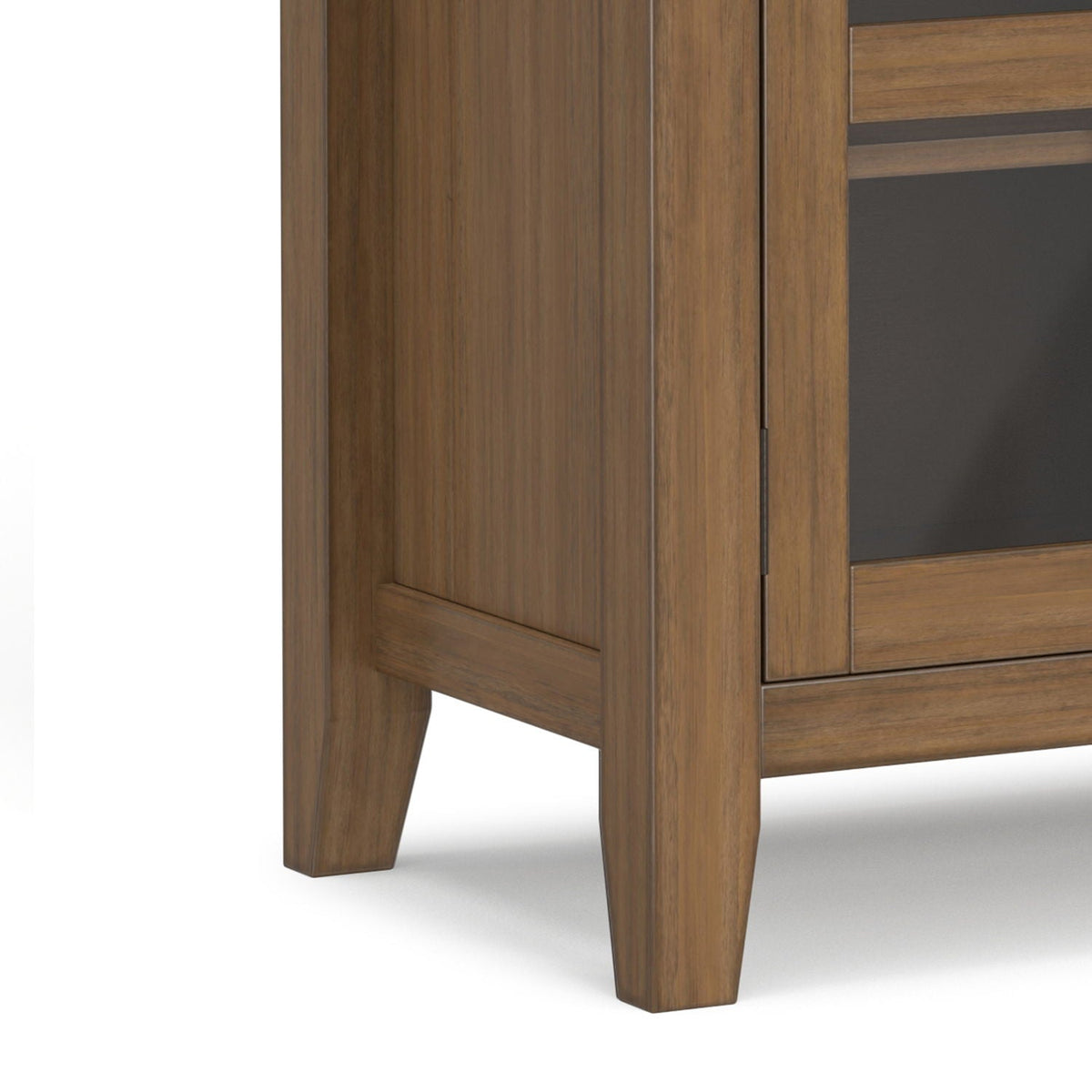 Sideboard buffet rustic brown wood with tempered glass doors by HouseOfZazla on Tampa Home & Garden Store