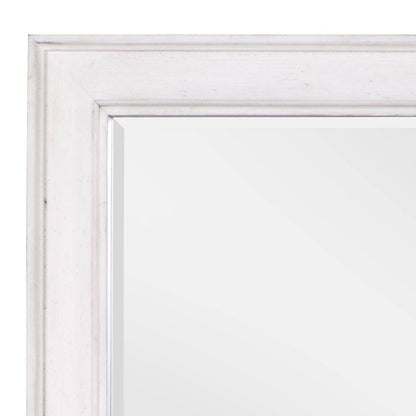 Weathered Mirror with Beveled Edge - White by HouseOfZazla on Tampa Home & Garden Store