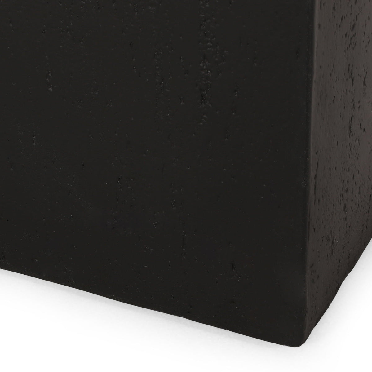 Modern outdoor planter matte black textured finish by HouseOfZazla on Tampa Home & Garden Store