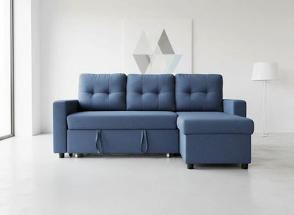 Convertible L Shaped Sectional Sleeper Sofa Bed
