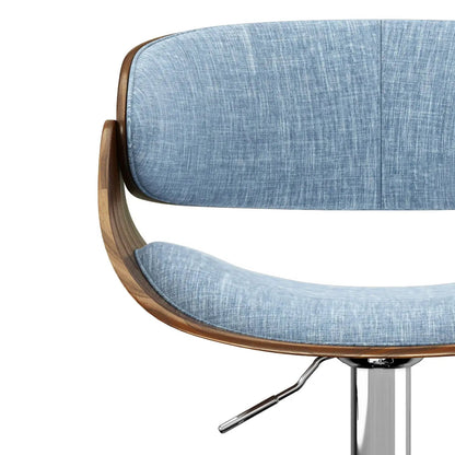 Mid Century Modern Adjustable Swivel Bar Stool