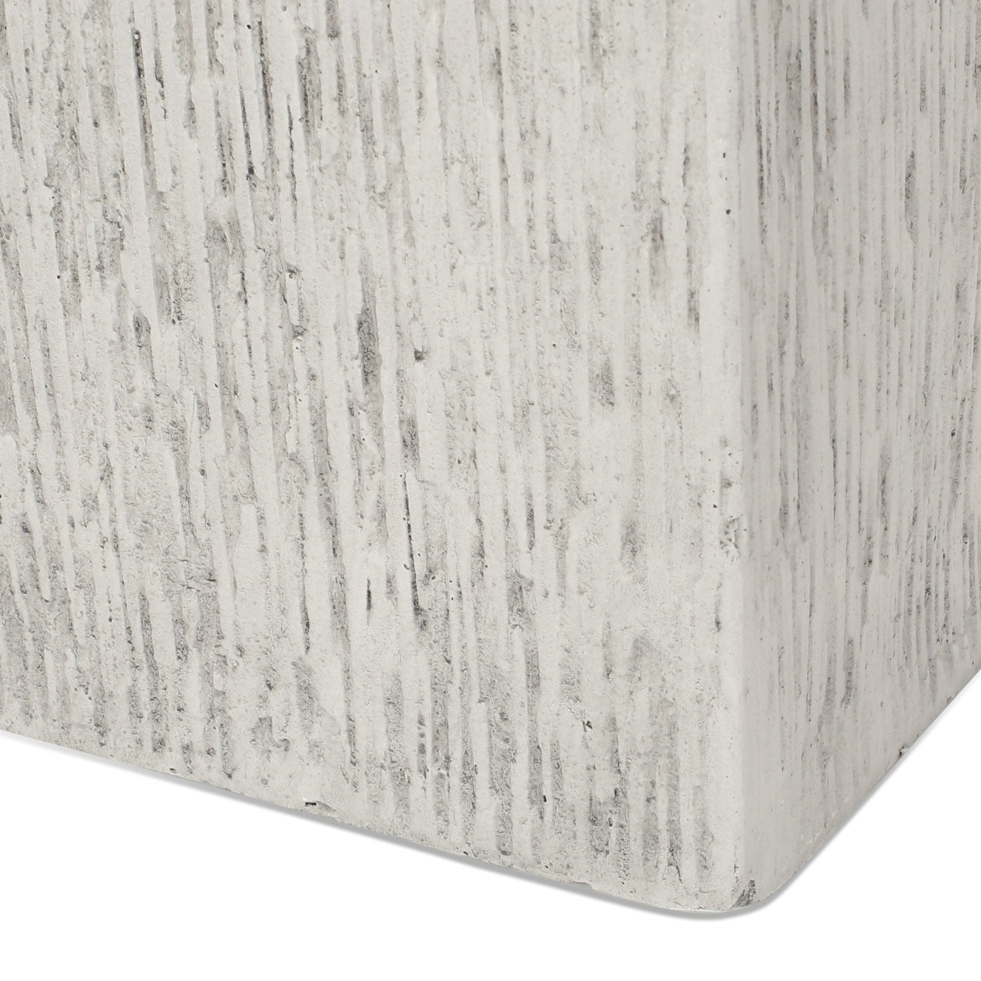 Modern Outdoor Planter by HouseOfZazla with concrete gray textured finish on Tampa Home & Garden Store