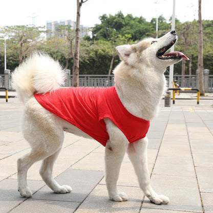 Dog vest shirt Pet Zen red summer dog clothing for small to medium dogs on Tampa Home & Garden Store