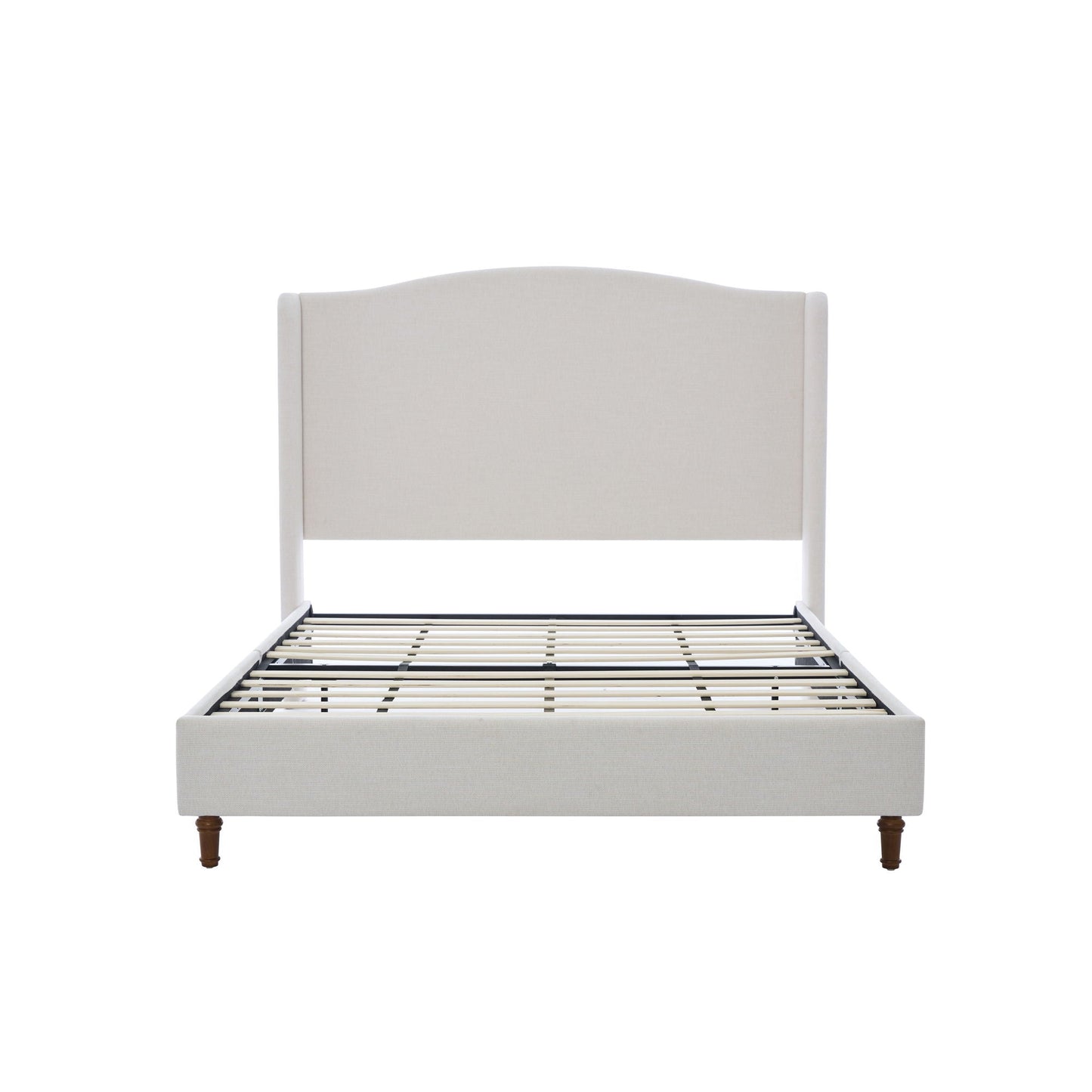the Hannah Upholstered Wingback and King Bed