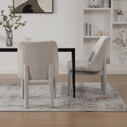 Wide Minimalist Dining Chair for Modern Homes