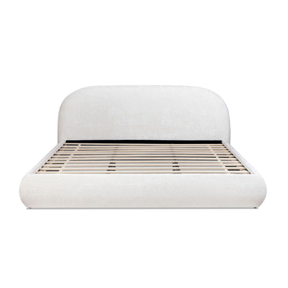 Archie Puffy Upholstered Platform Bed and Frame