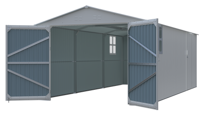 Outdoor 20x10 Ft Metal Shed and Garden Storage