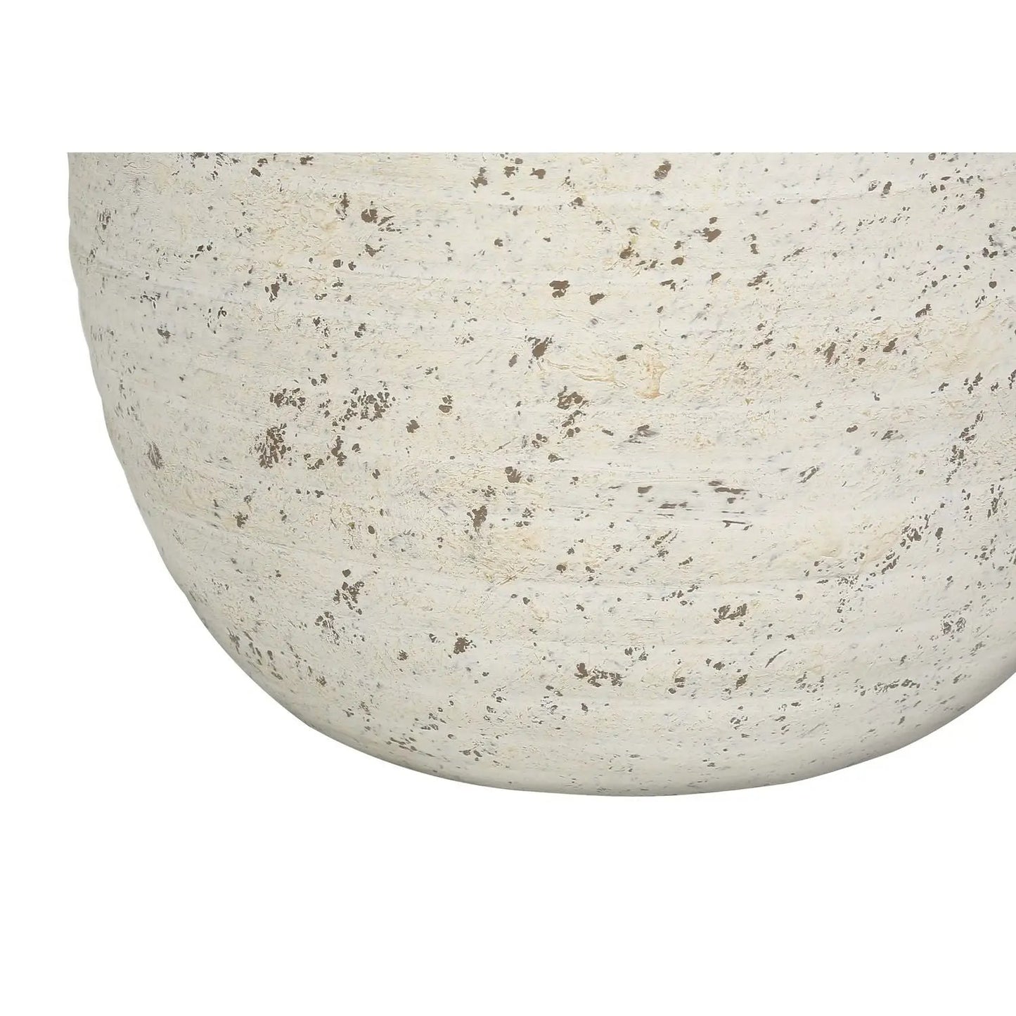 Concrete Cream Table Lamp with Ivory Shade