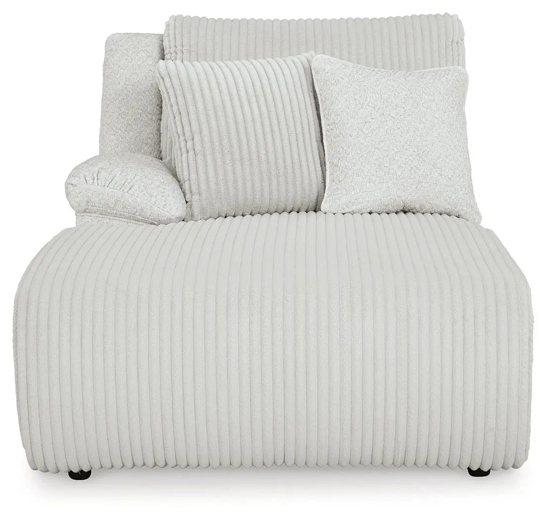 Top Tier Corduroy Reclining Sectional with Chaise