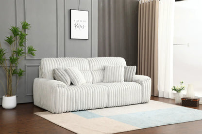 Jaya power motion sofa with sleeper and USB port, mondo gray fabric in a modern living space on Tampa Home & Garden Store