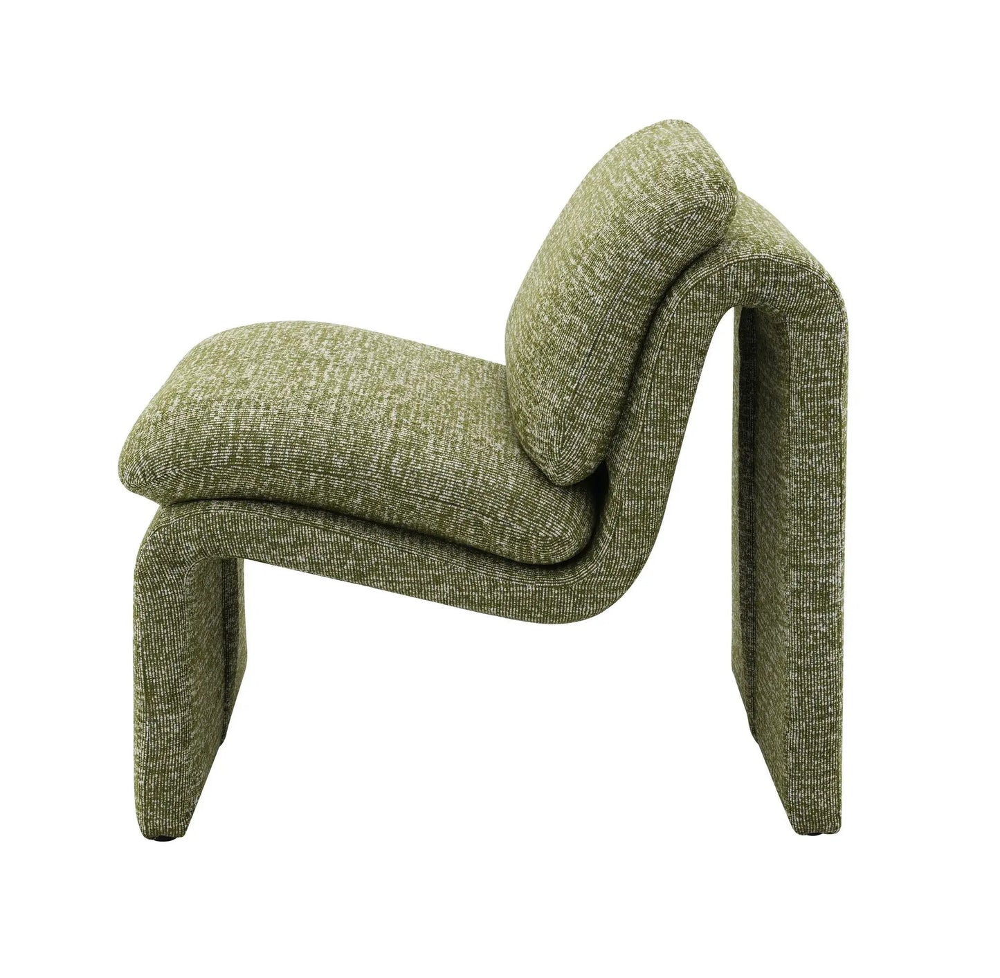 Jaeda Innovative Accent Chair in the Curved Shape