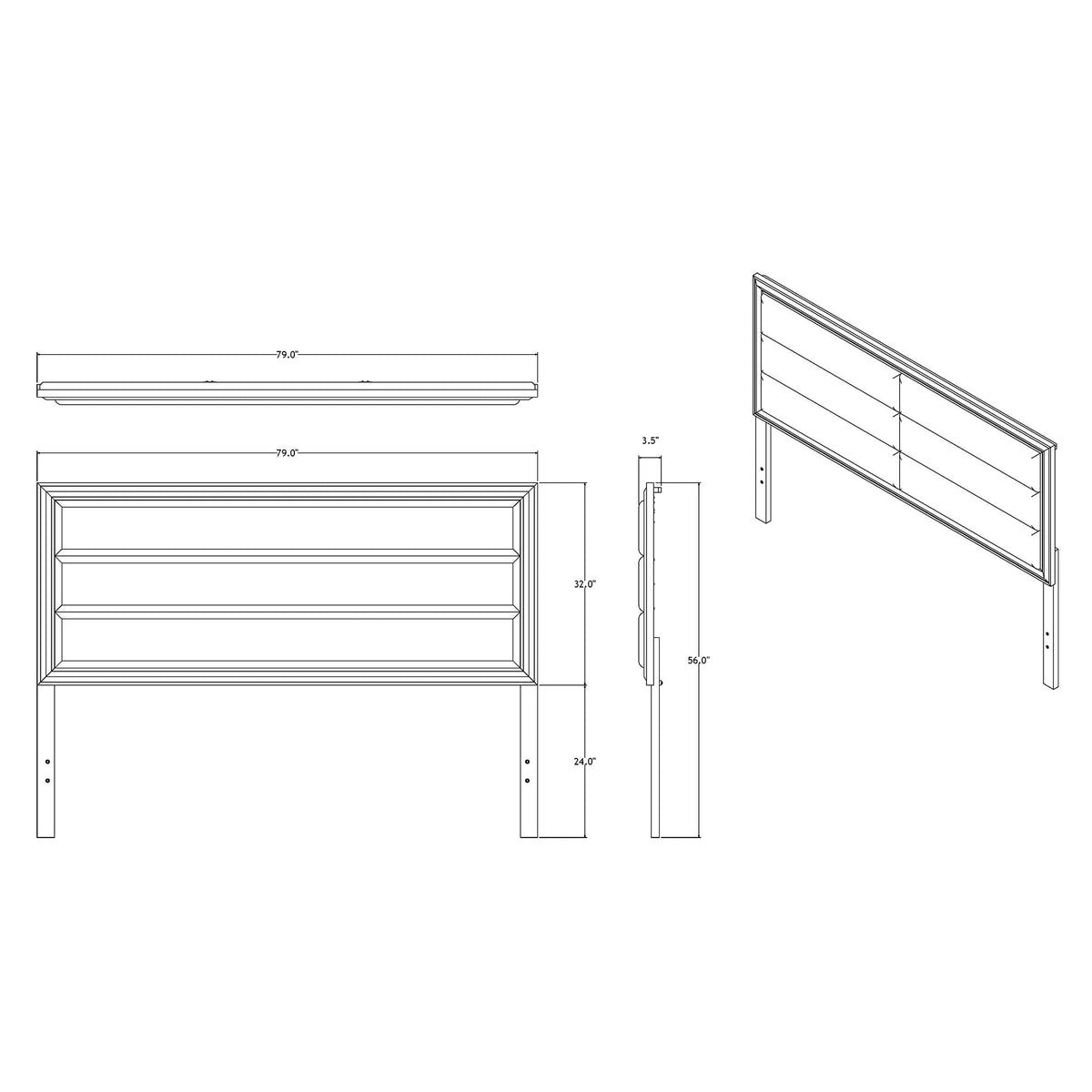 Adelaide LED bed blueprint by HouseOfZazla platform bed frame on Tampa Home & Garden Store