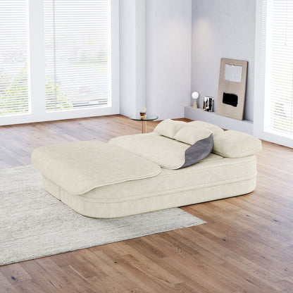 Foldable Sofa Bed with a Multi Functional Blanket