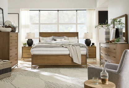 Pair of Lindon Drawer Nightstands in Belgian Wheat by Unique Piece Furniture on Tampa Home & Garden Store