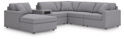 Modmax Sectional in Granite Performance Fabric