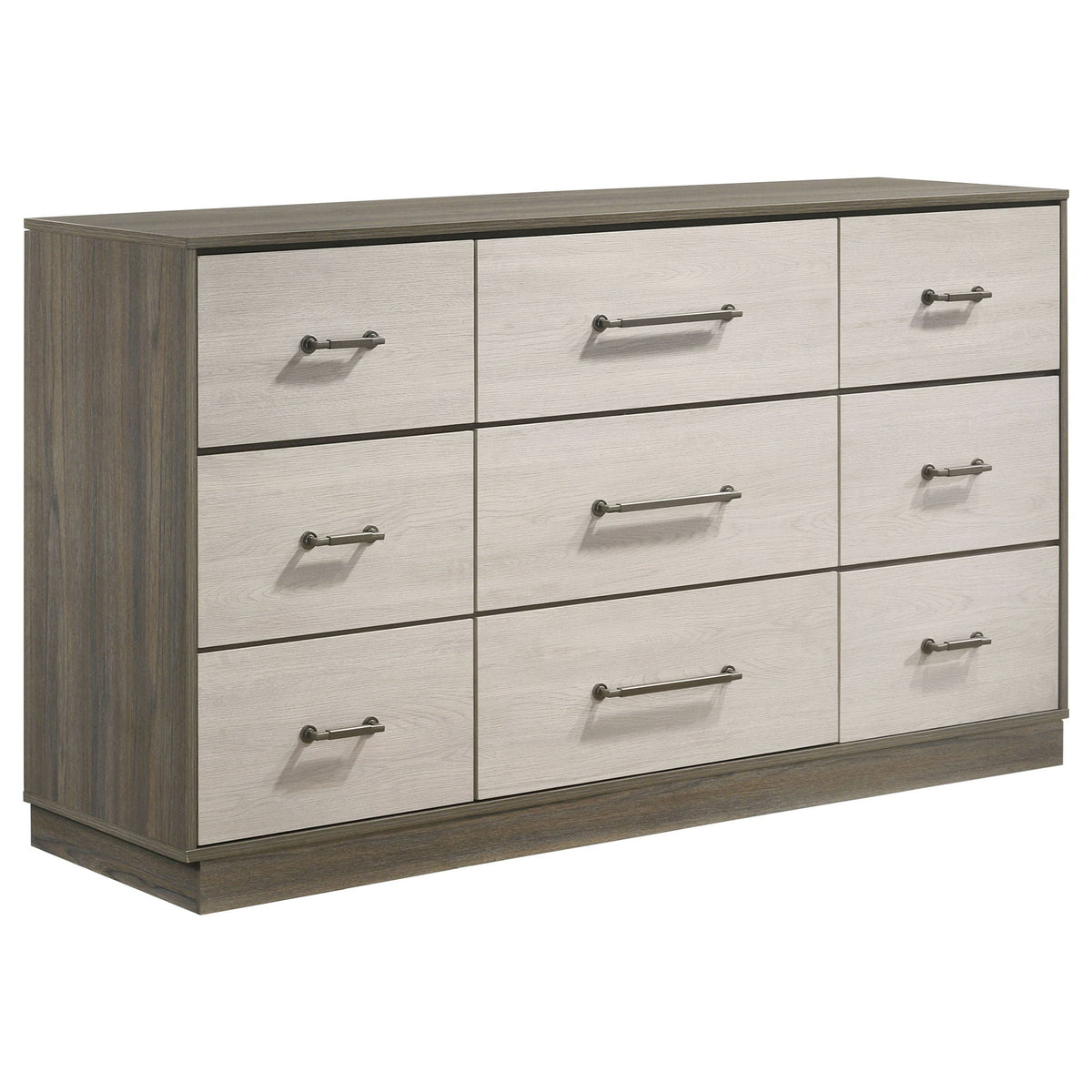 4 Piece Queen Bedroom Set with Storage and Mirror