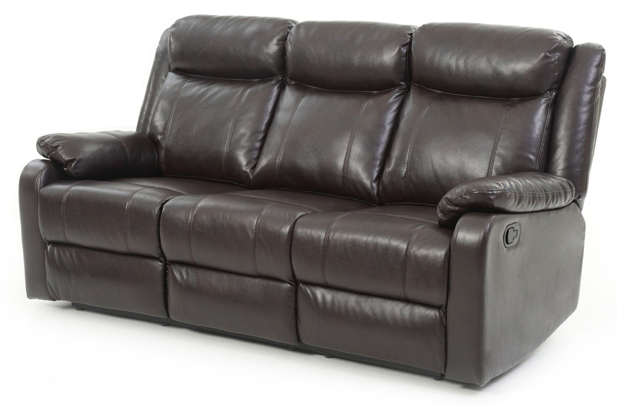 Contemporary Three Seater Reclining Sofa