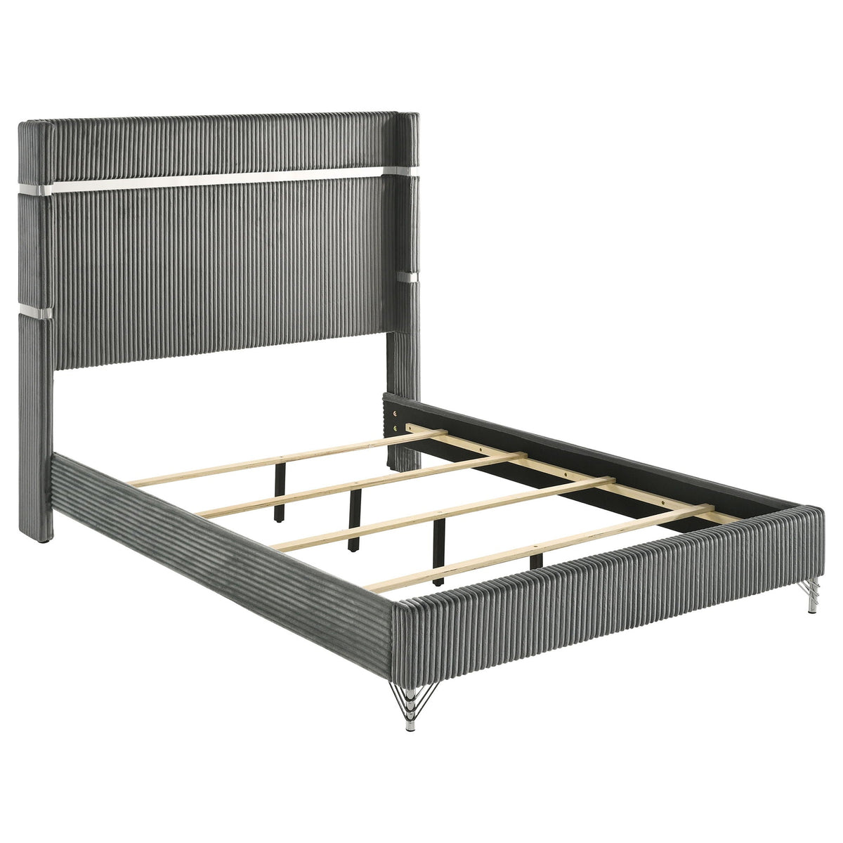Malcolm Timeless Wingback Upholstered Bed