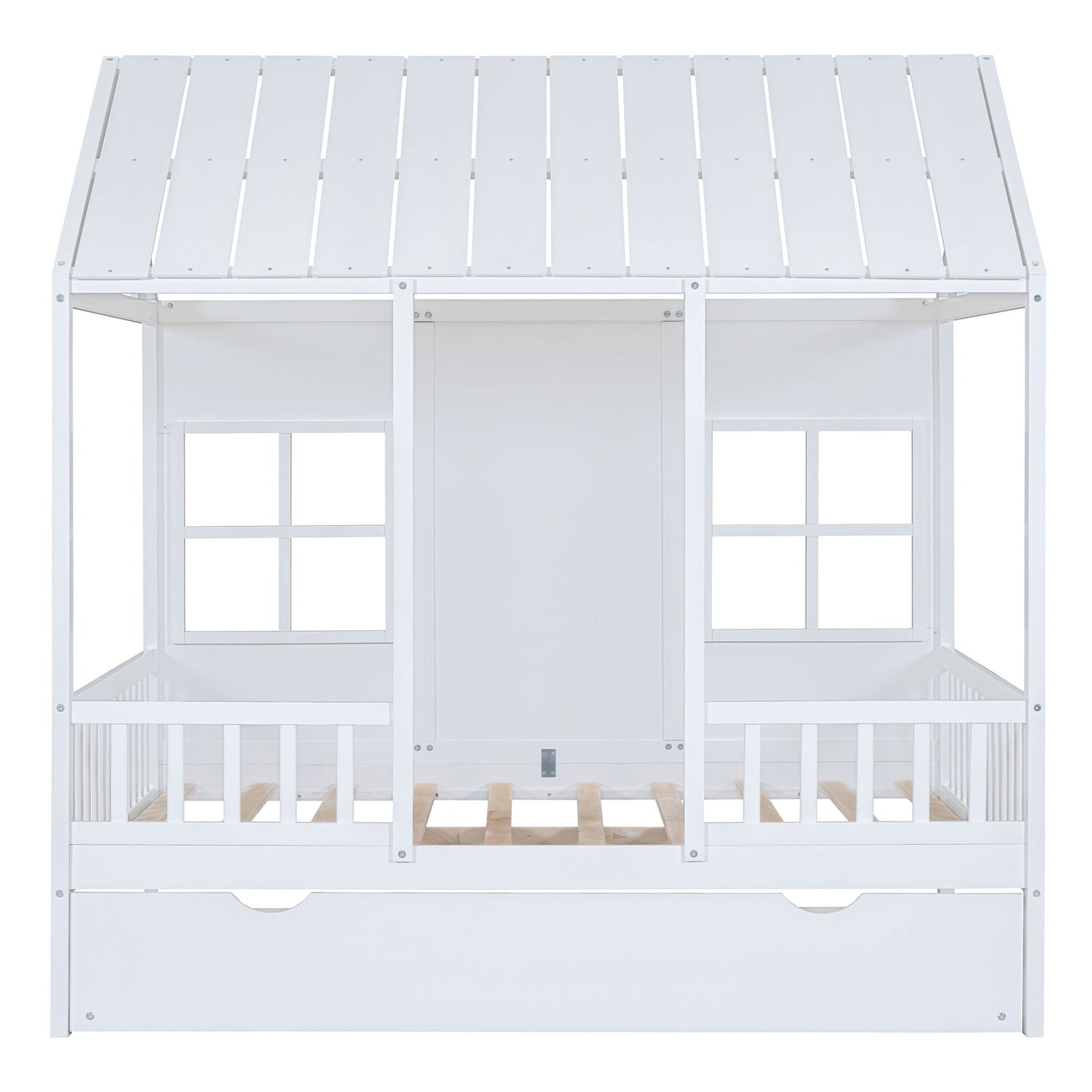 Kids House Bed With Twin Trundle and Daybed