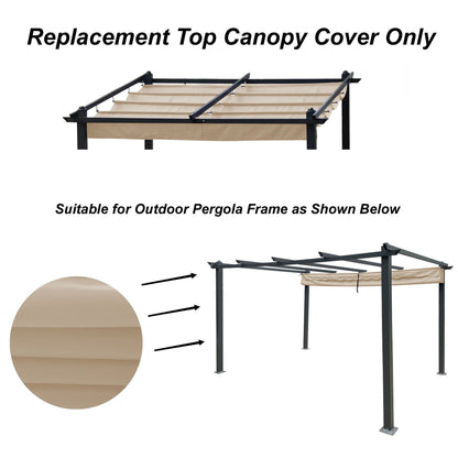 Replacement Pergola Canopy Top Cover Fabric