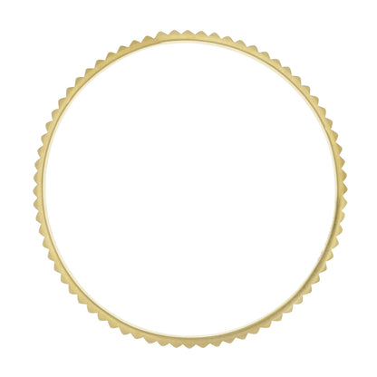 Lolo Edgy Bangle gold-tone bracelet with zigzag edge by Lauren G Adams from Collections on Tampa Home & Garden Store