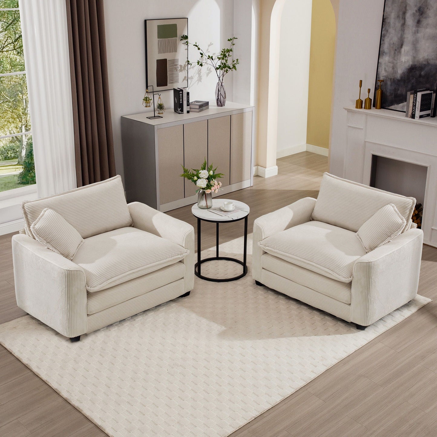 Classic Modern Chair and Memory Foam Pillow