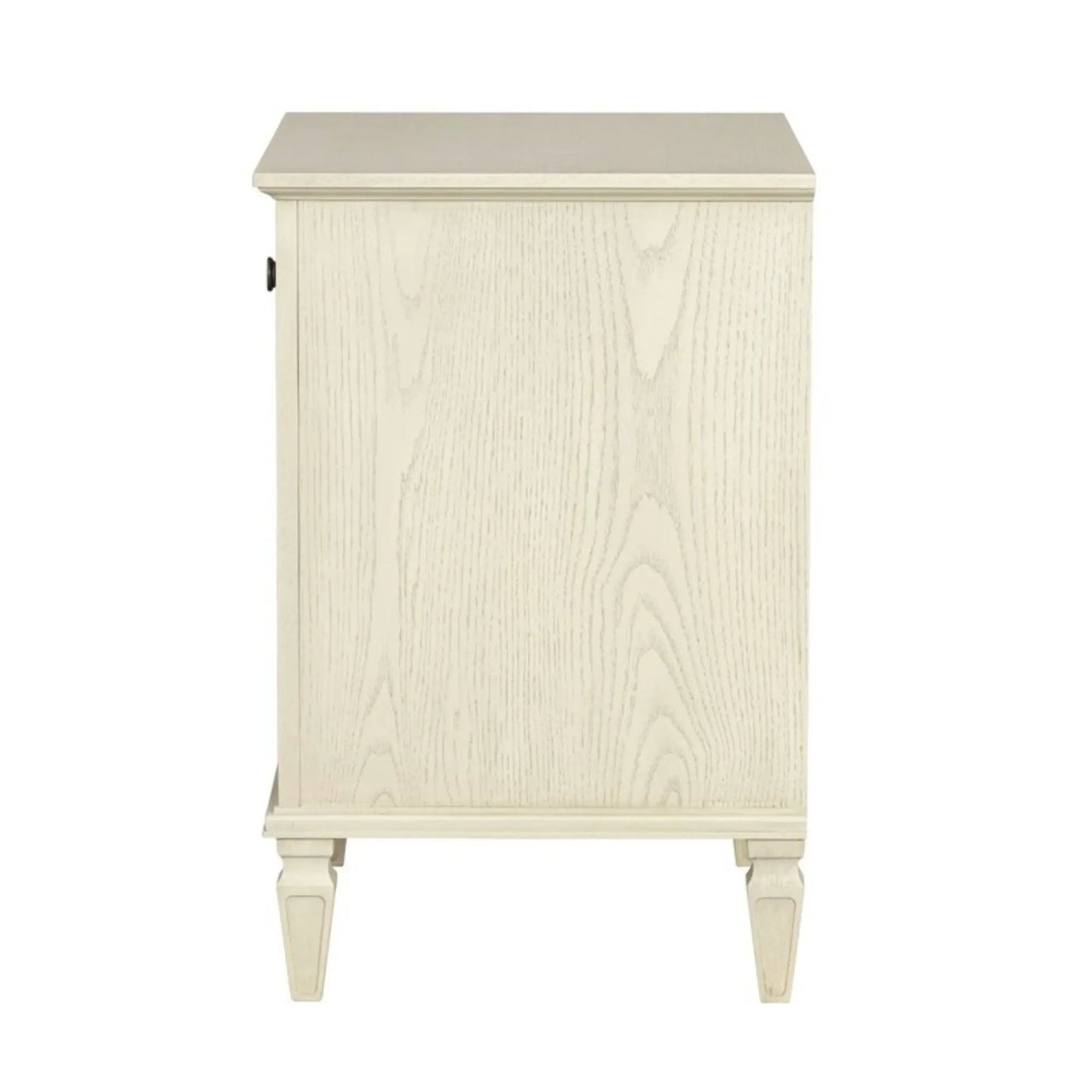 Victoria nightstand with open storage, light oak finish, accent furniture on Tampa Home & Garden Store
